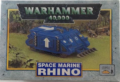 40k rhino metal boxes|GAMES WORKSHOP, WARHAMMER 40K OOP RHINO w BOX .